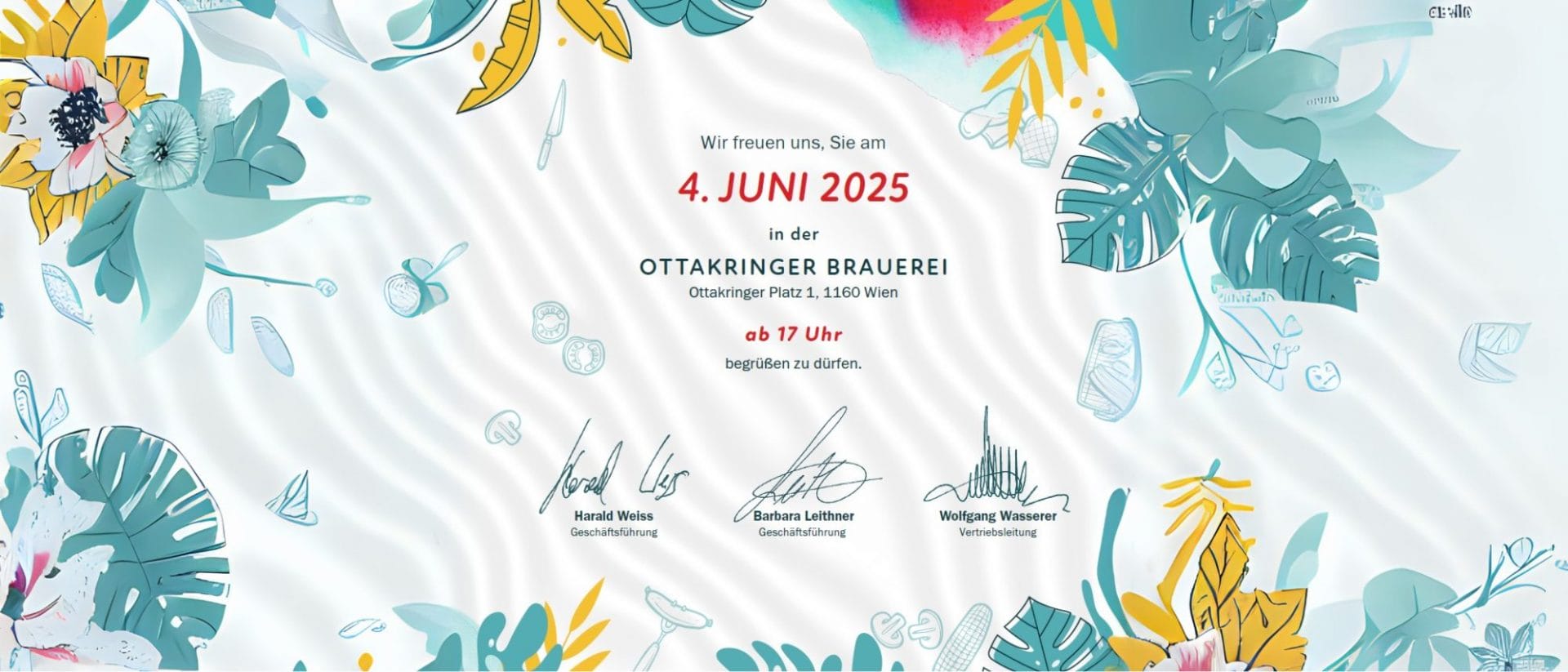 Sommerfest Einladung für HP