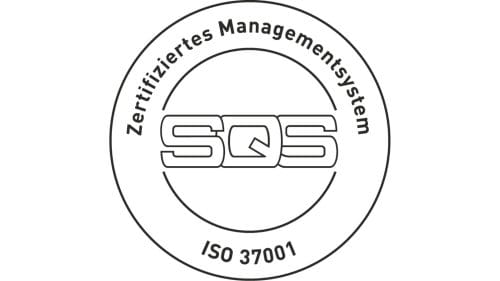 SQS Zertifikat ISO 37001