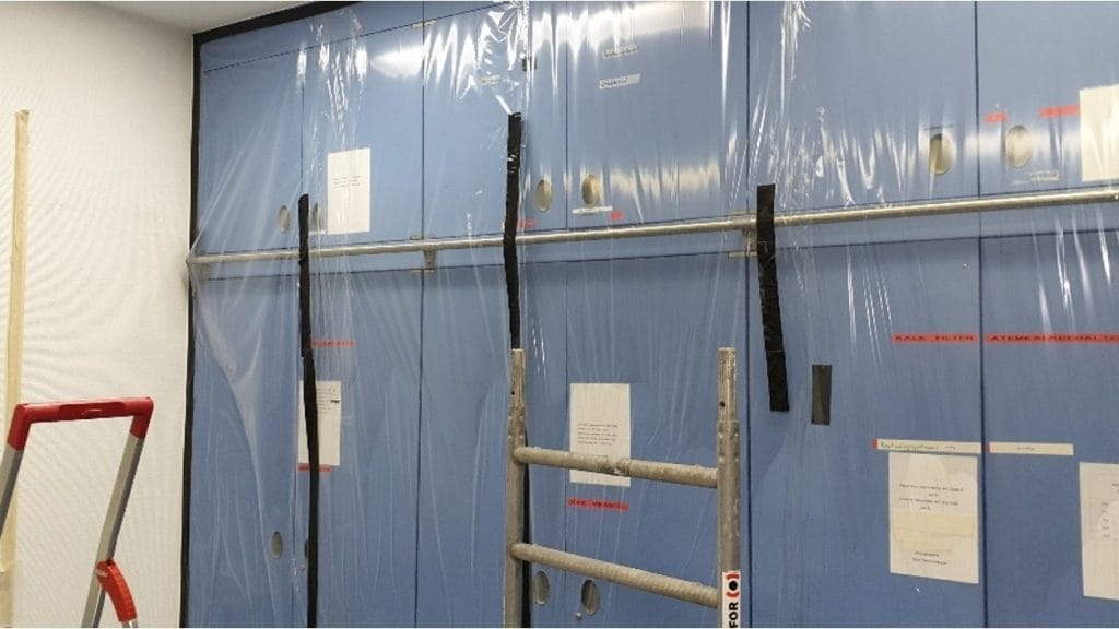 Schutz vor Verschleppung von Schimmelsporen