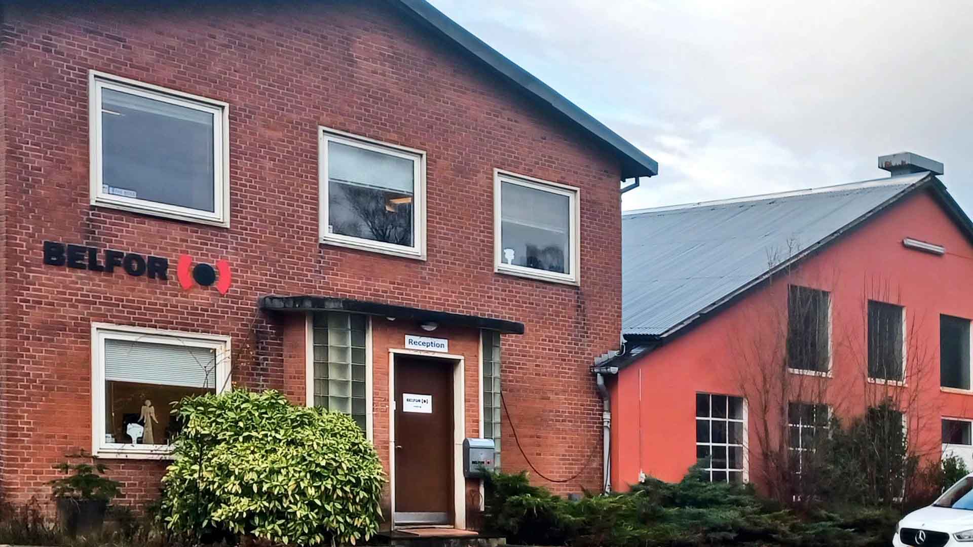 Facade af BELFOR Center i Odense