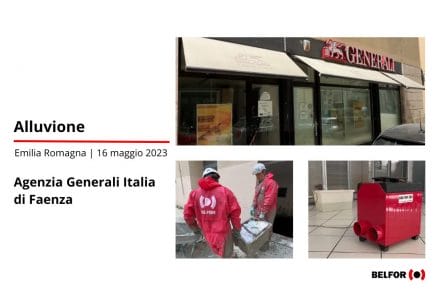 Alluvione Emilia Romagna 16 maggio 2023 – Agenzia Generali Italia di Faenza