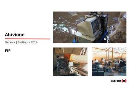 Alluvione Genova 9 ottobre 2014 – FIP Formatura Iniezione Polimeri
