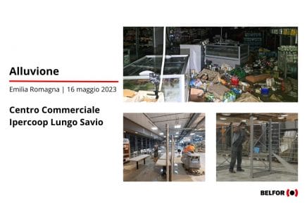 Alluvione Emilia Romagna 16 maggio 2023 – IPERCOOP Lungo Savio Cesena
