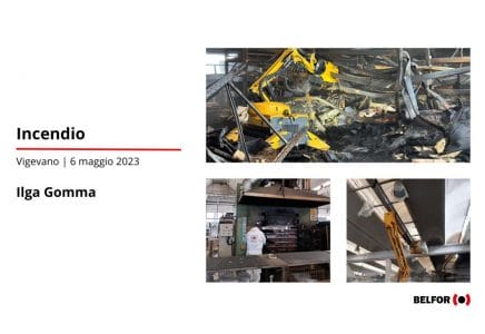 Incendio – Industria Produzione Gomma Ilga Gomma 6 maggio 2023