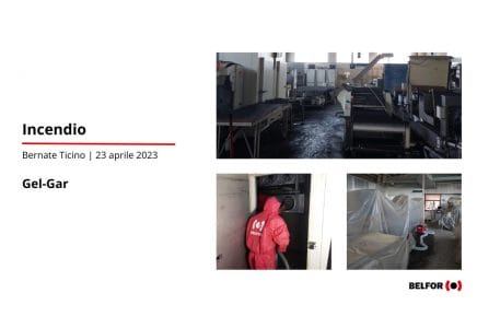 Incendio Azienda Produzione semilavorati da forno e pasticceria – Bernate Ticino 23 aprile 2023