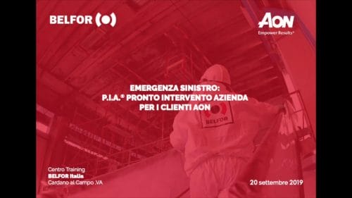 Emergenza sinistro: P.I.A.® Pronto Intervento Azienda per i clienti Aon - 20 settembre 2019