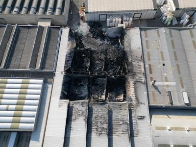 Incendio – Industria Produzione imballaggi per alimenti freschi (BS)