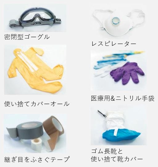 various items used for restoration