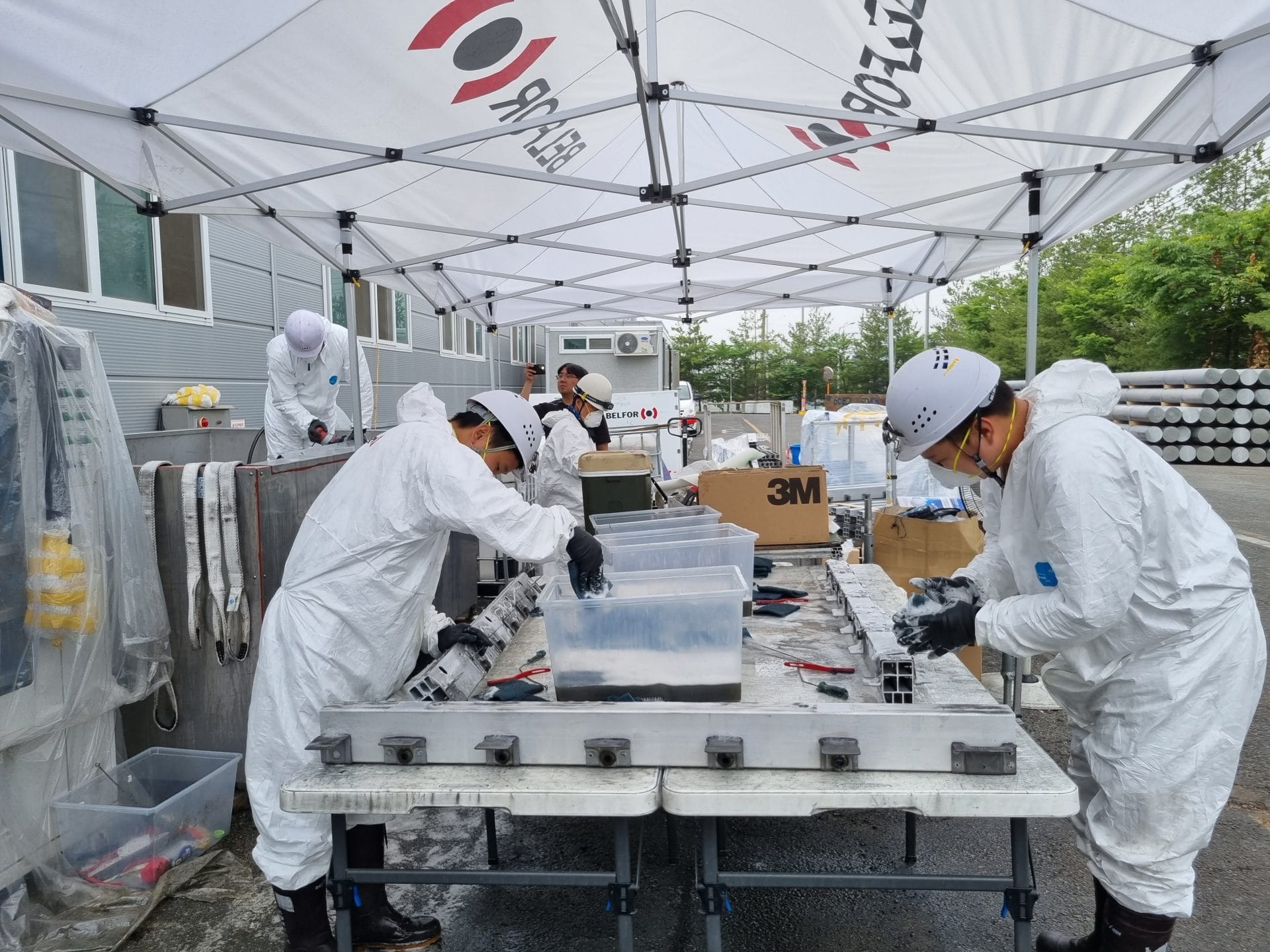 Restoring the equipment