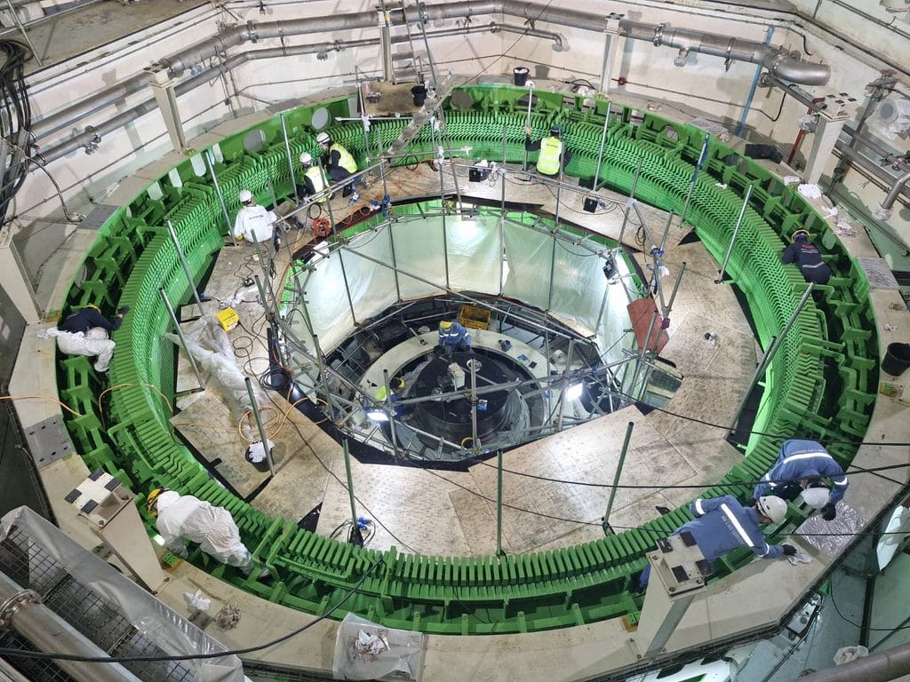 BELFOR technicians restoring a major hydropower facility in Laos