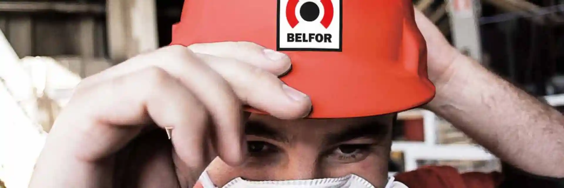 BELFOR man with hard hat