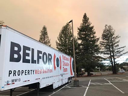 BELFOR-Truck-Sonoma-California-Wildfire-Response