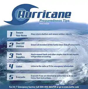Hurricane preparedness tips