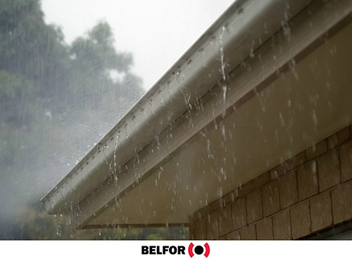 Clogged gutters can cause roof and foundation flooding problems