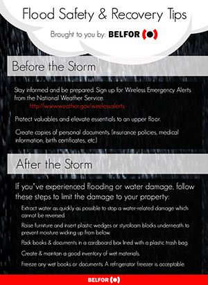 Flood Safety and Recovery Tips