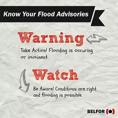 flood watch vs flood warning