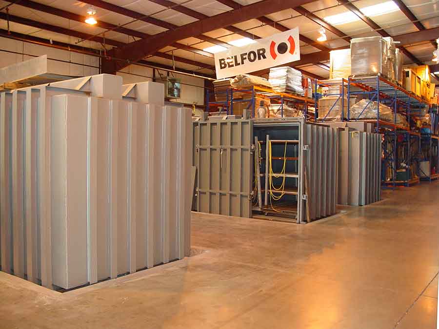 Document Freeze Dry Chambers at BELFOR Fort Worth Technical Service Center