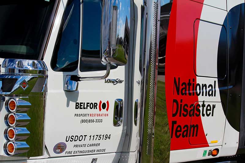 BELFOR National Disaster truck