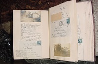 Contaminated book after restoration