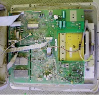 Contaminated electronics before restoration