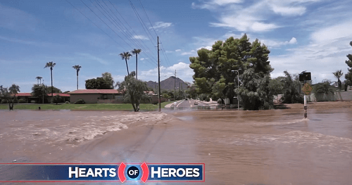 Catastrophic flooding in Paradise Valley AZ