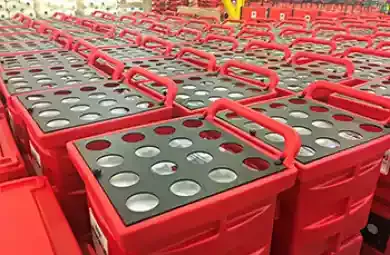 BELFOR dehumidifier units ready to ship