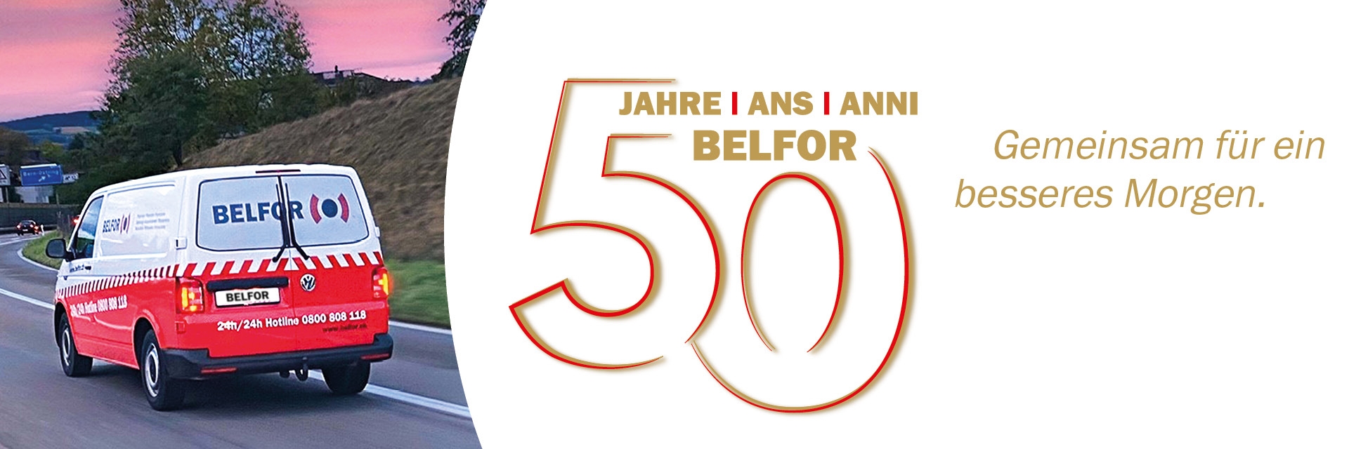 50 Jahre Jubiläum BELFOR (Suisse) AG