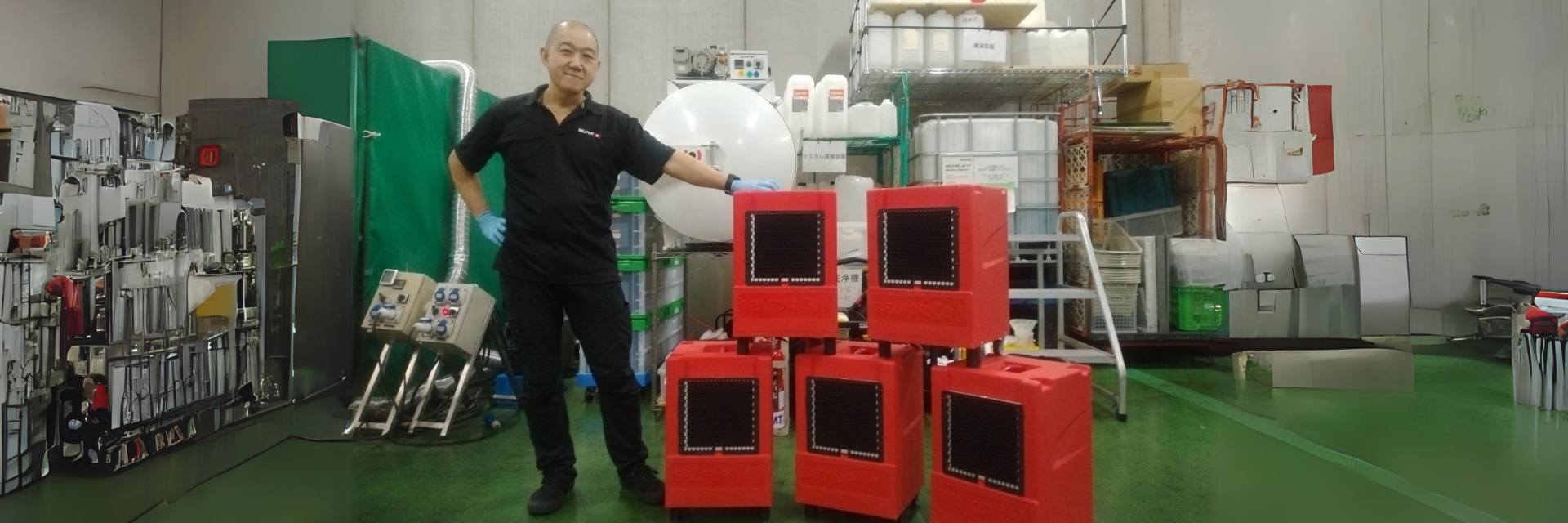 BELFOR's New Dehumidifiers Arrive in Japan