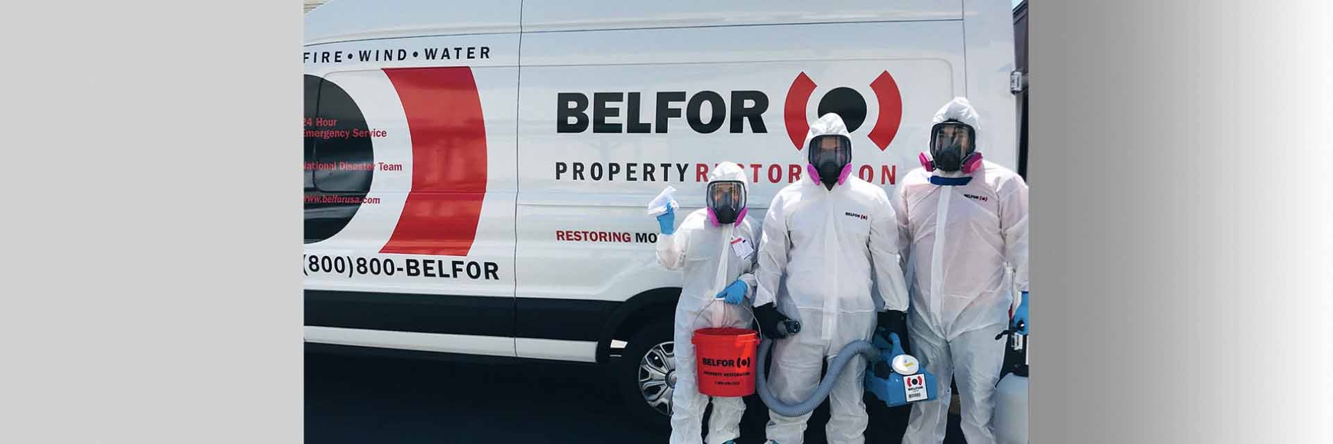 BELFOR Cleaning Team