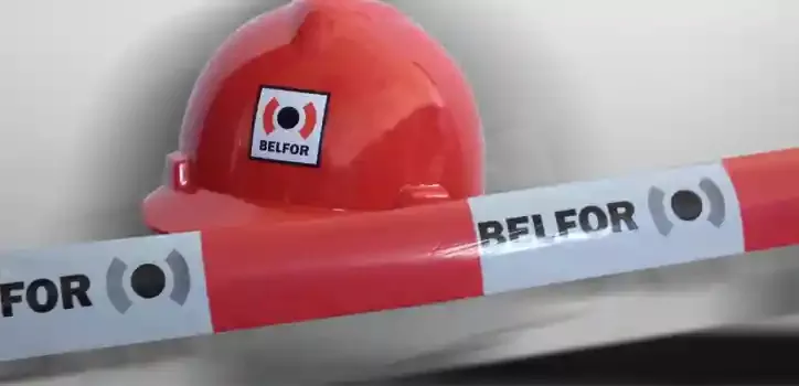 BELFOR hard hat and safety 