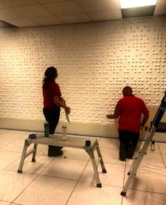 BELFOR installed braille tiles for the the Blind Center of Nevada