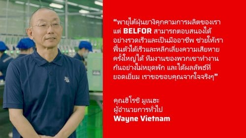 BELFOR ช่วยเหลือเวย์นเวียดนามในการฟื้นตัวอย่างรวดเร็วหลังจากพายุไต้ฝุ่นยางิ