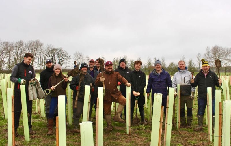 Tree planting Forest of Marston Vale