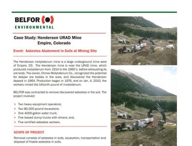 Henderson URAD Mine