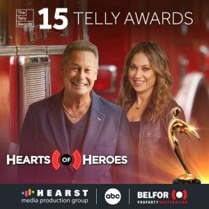 Celebrating Excellence: “Hearts of Heroes” Honored with 15 Telly Awards & BELFOR CEO Recognized by National Association of Broadcasters Leadership Foundation